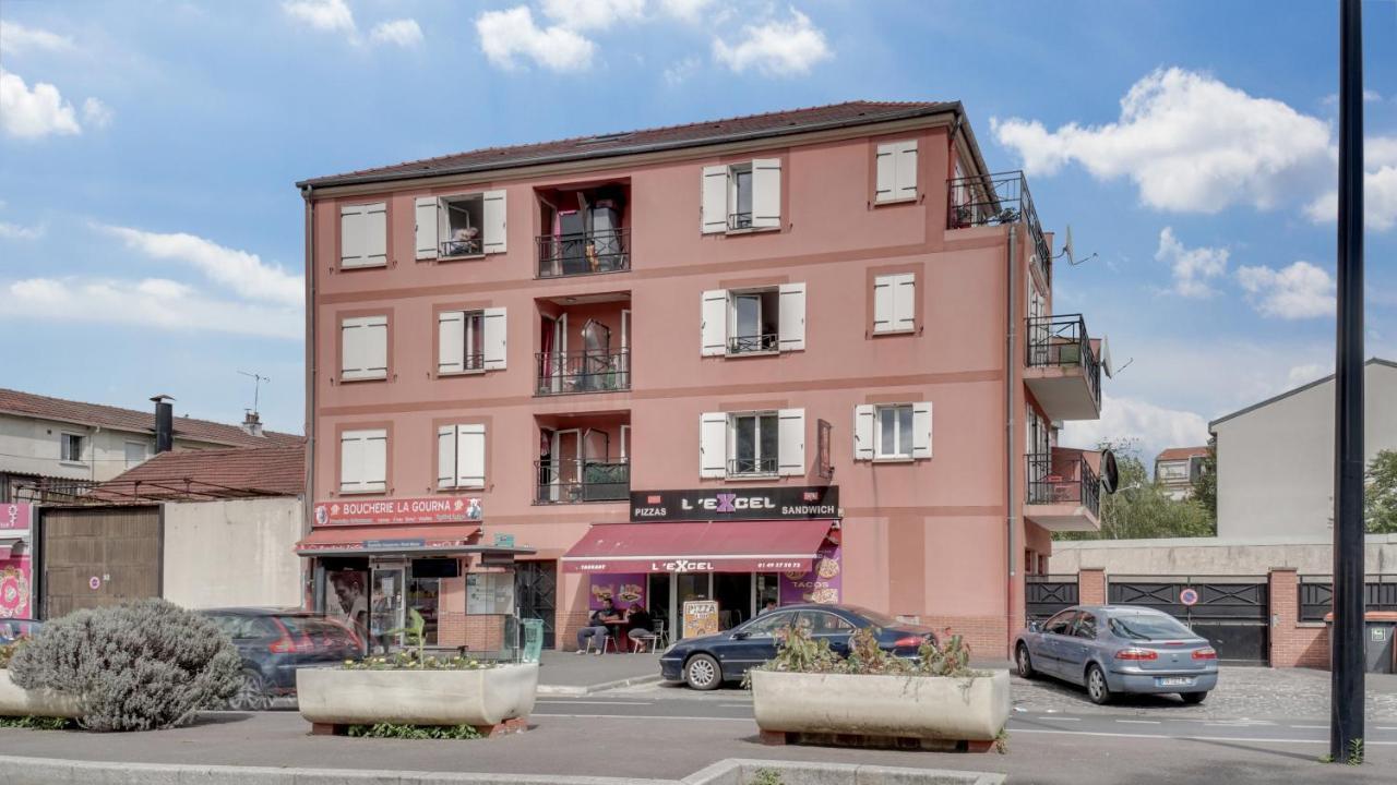 Apartmán Chic Apart With Parking Near Paris Aubervilliers Exteriér fotografie